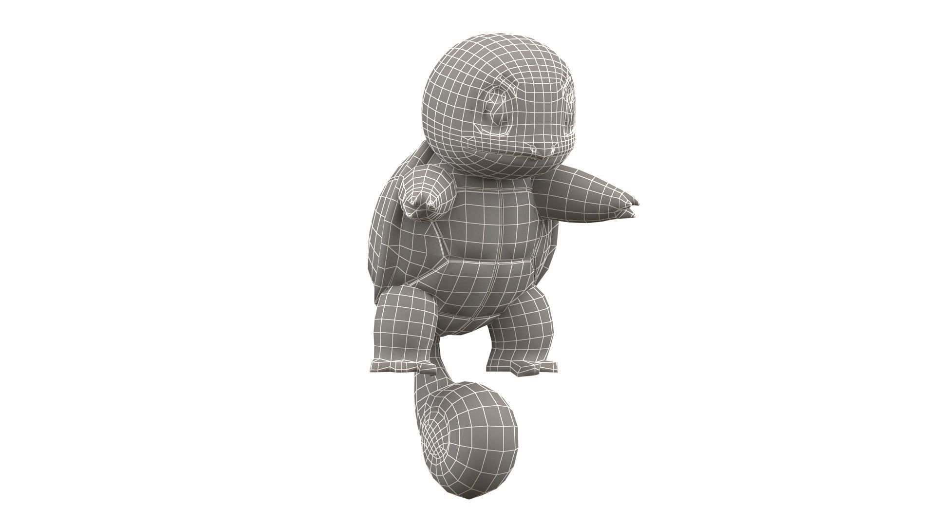 Squirtle Pokemon 3D model_9