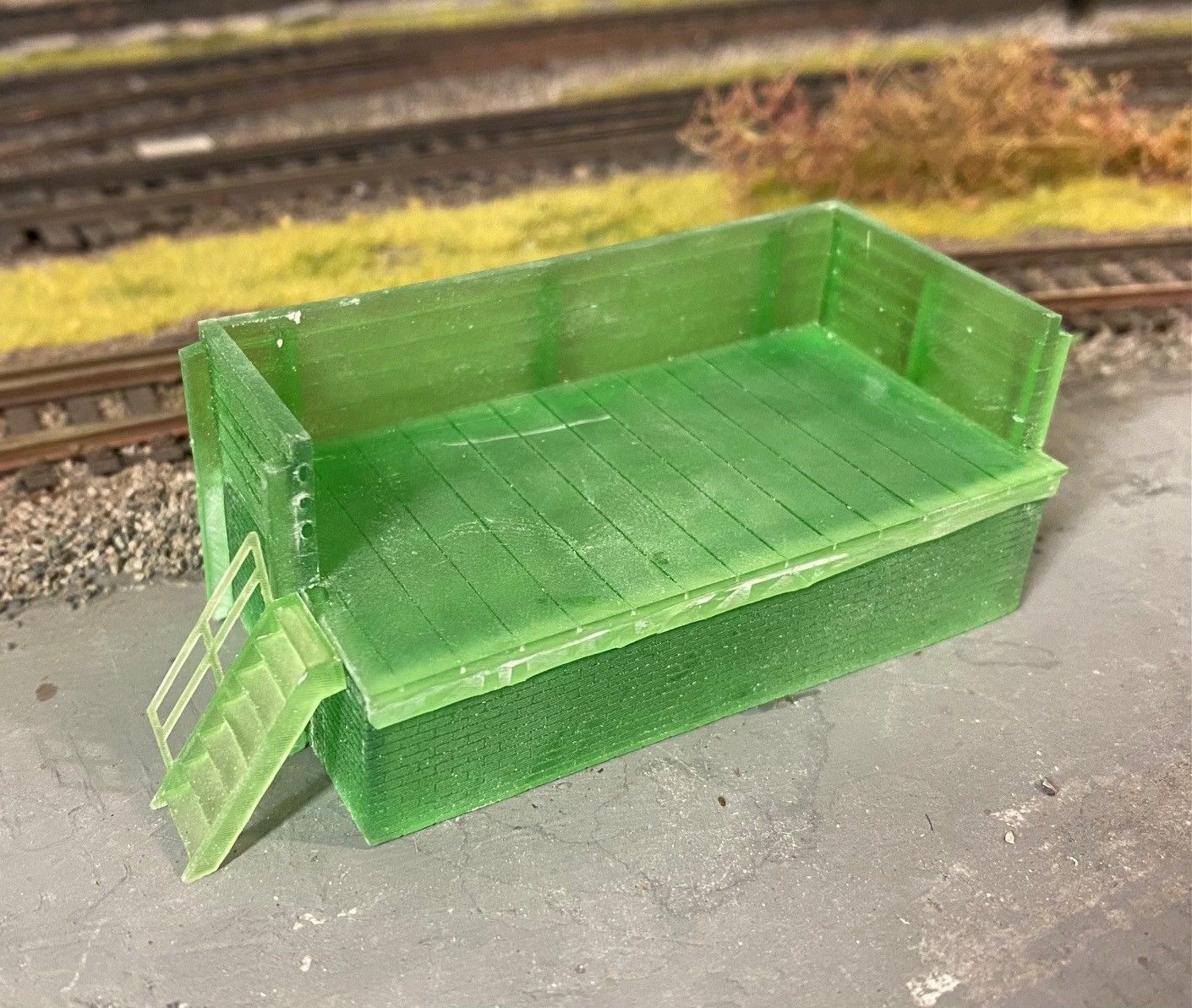 Model Railway Coal Loading Platform 3D print model_2