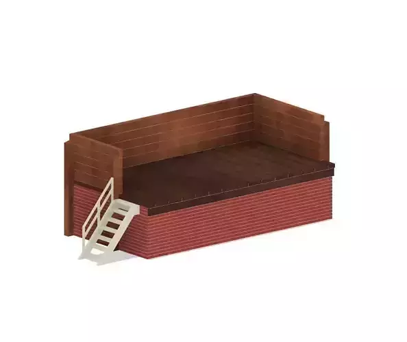 Model Railway Coal Loading Platform 3D print model