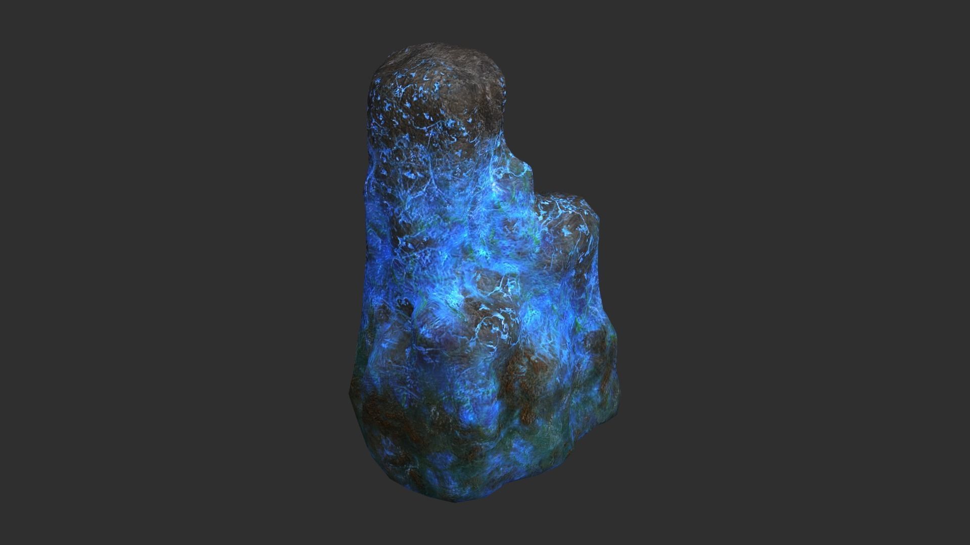 Rock Set 06 - Magic Low-poly 3D model_6