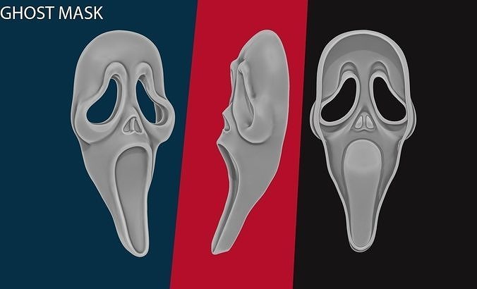Ghost Mask 3D print model
