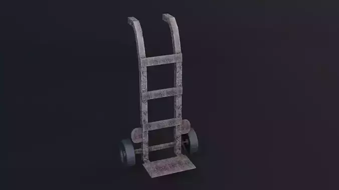 Transport Trolly - Game Ready - PBR 3D Model Low-poly 3D model