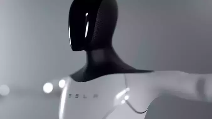 Tesla BOT Low-poly 3D model