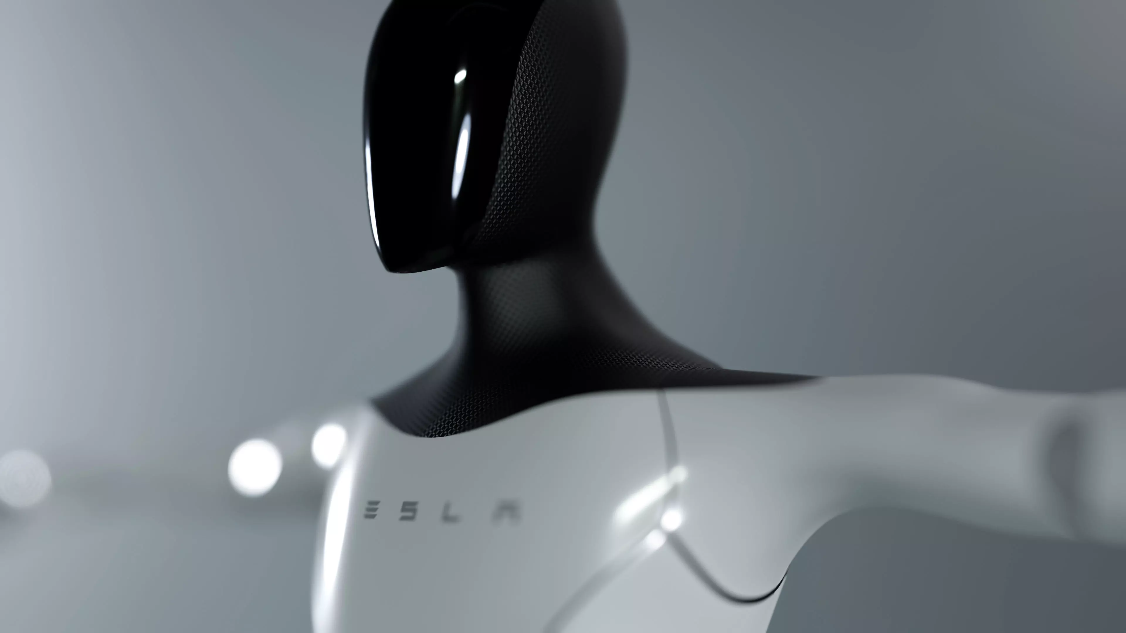 Tesla BOT Low-poly 3D model_0