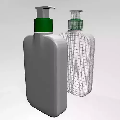 Facial Cleanser Bottle 01 3D model