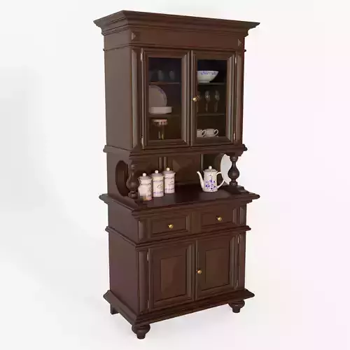 Sideboard cabinet with glass doors