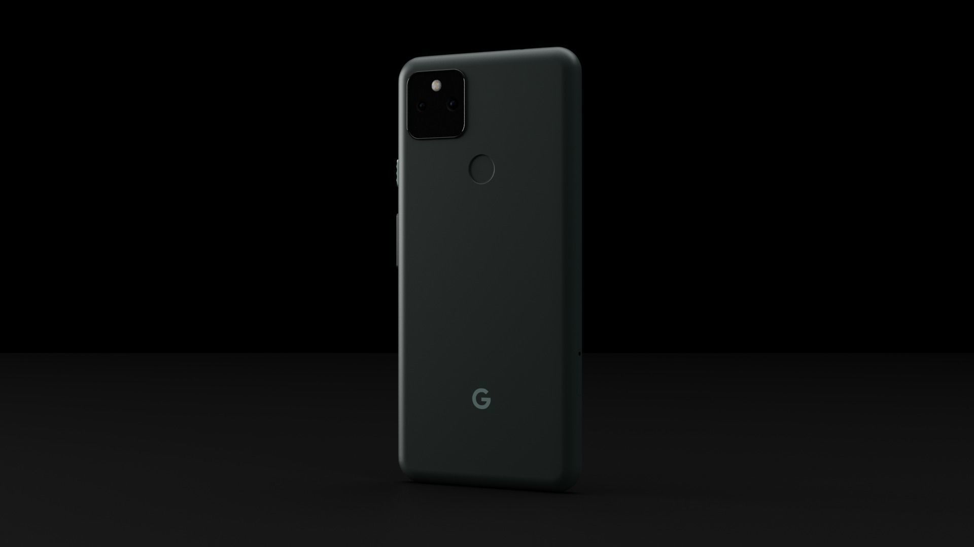 Google Pixel 5a in Official Color Low-poly 3D model_2