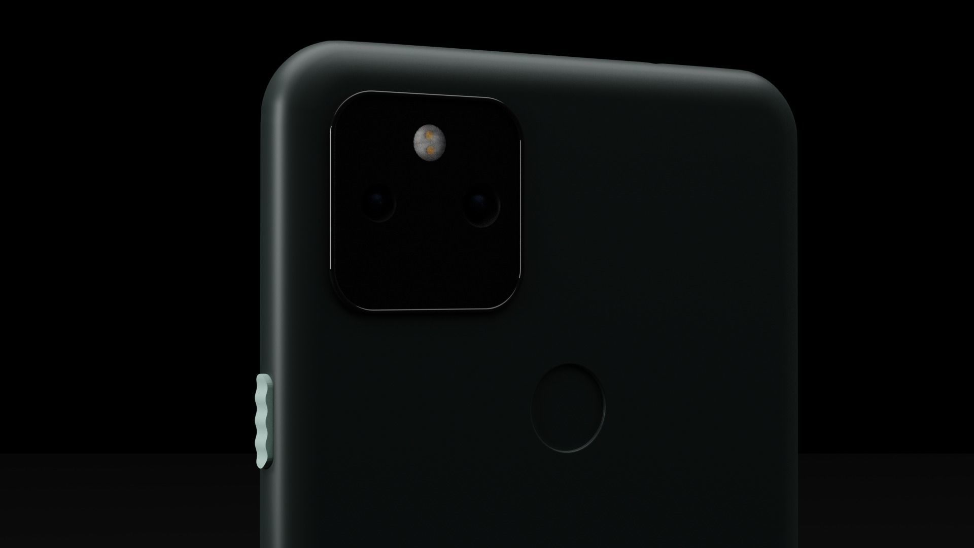 Google Pixel 5a in Official Color Low-poly 3D model_1