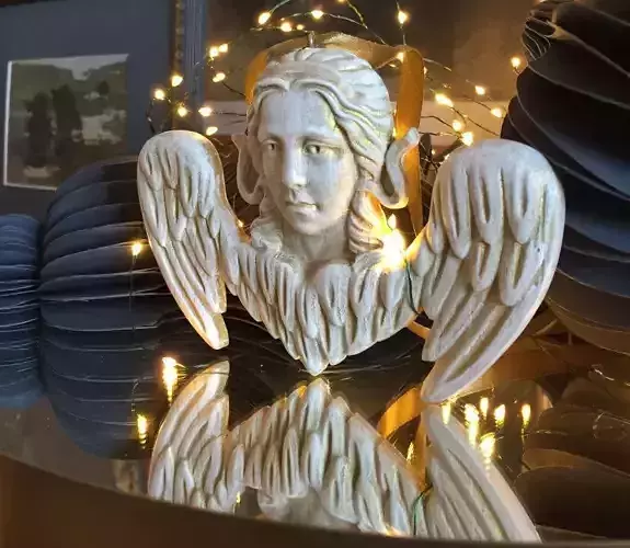 Angel Bas-Relief 3D print model