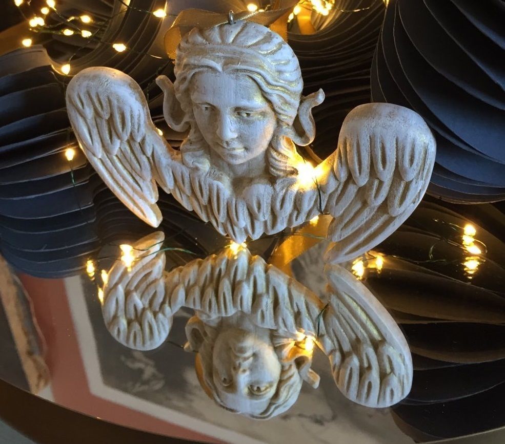 Angel Bas-Relief 3D print model_1