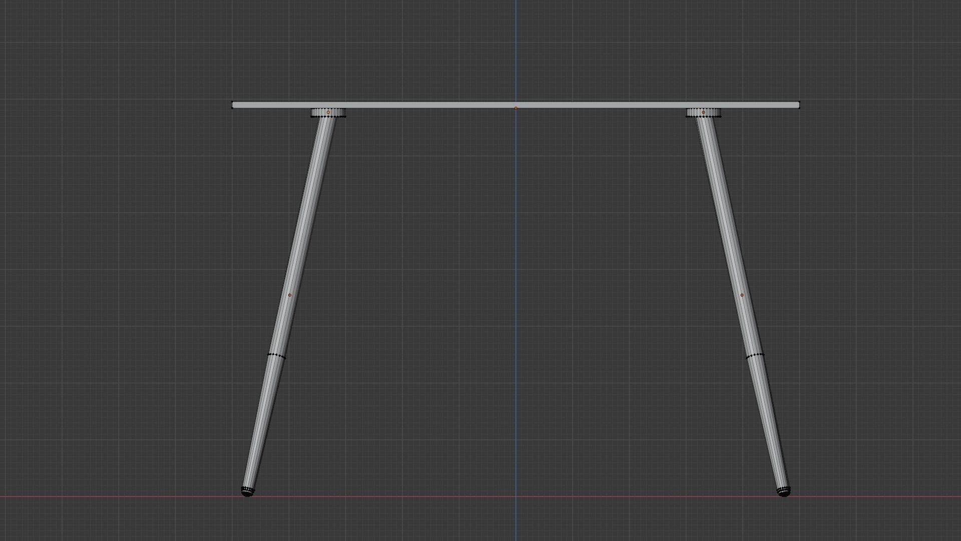 Decorative table Low-poly 3D model_4