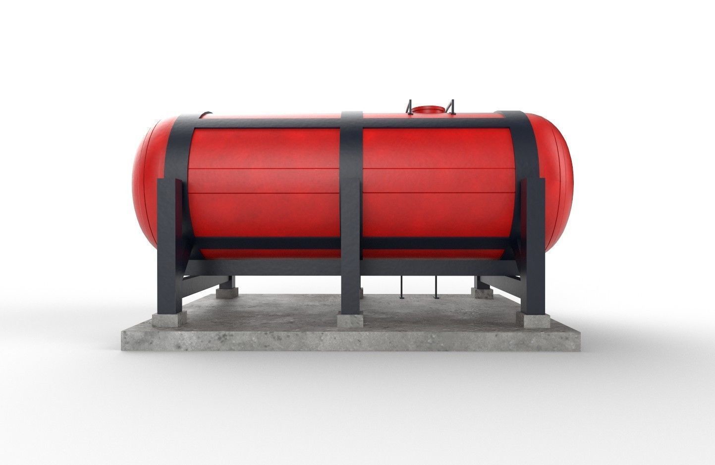 liquid tank M1 - New Low-poly 3D model_31