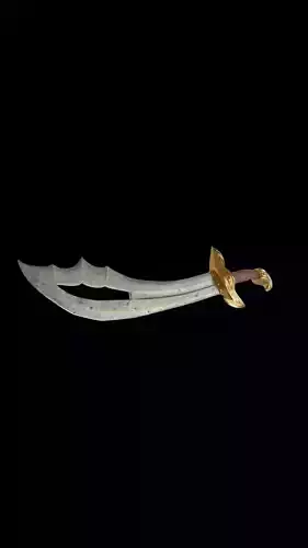 Eastern One-handed Fantasy Sword PBR