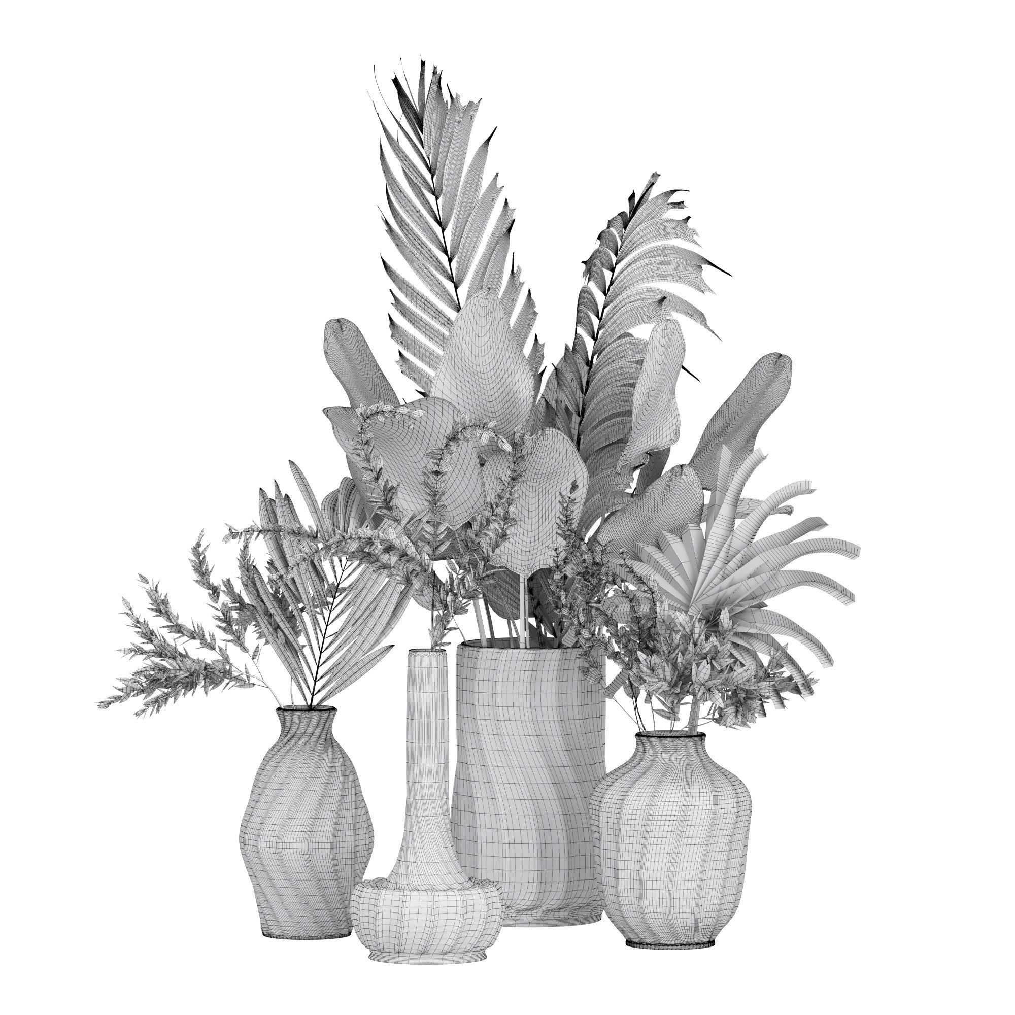 FLOWER PACK 217C 3D model_5