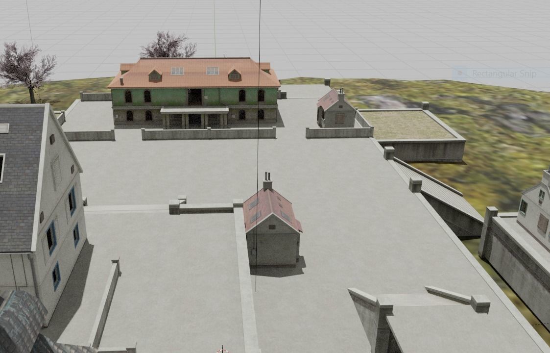 Free Fire Clock Tower Model Low-poly 3D model_6