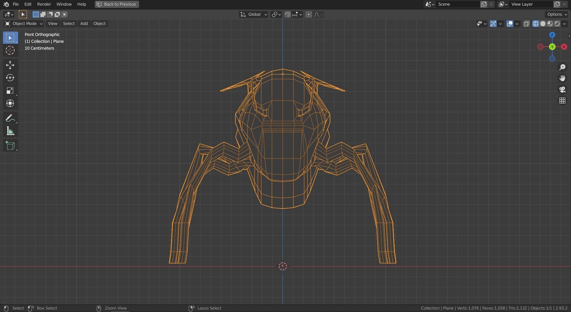 Low-poly Bee Low-poly 3D model_10