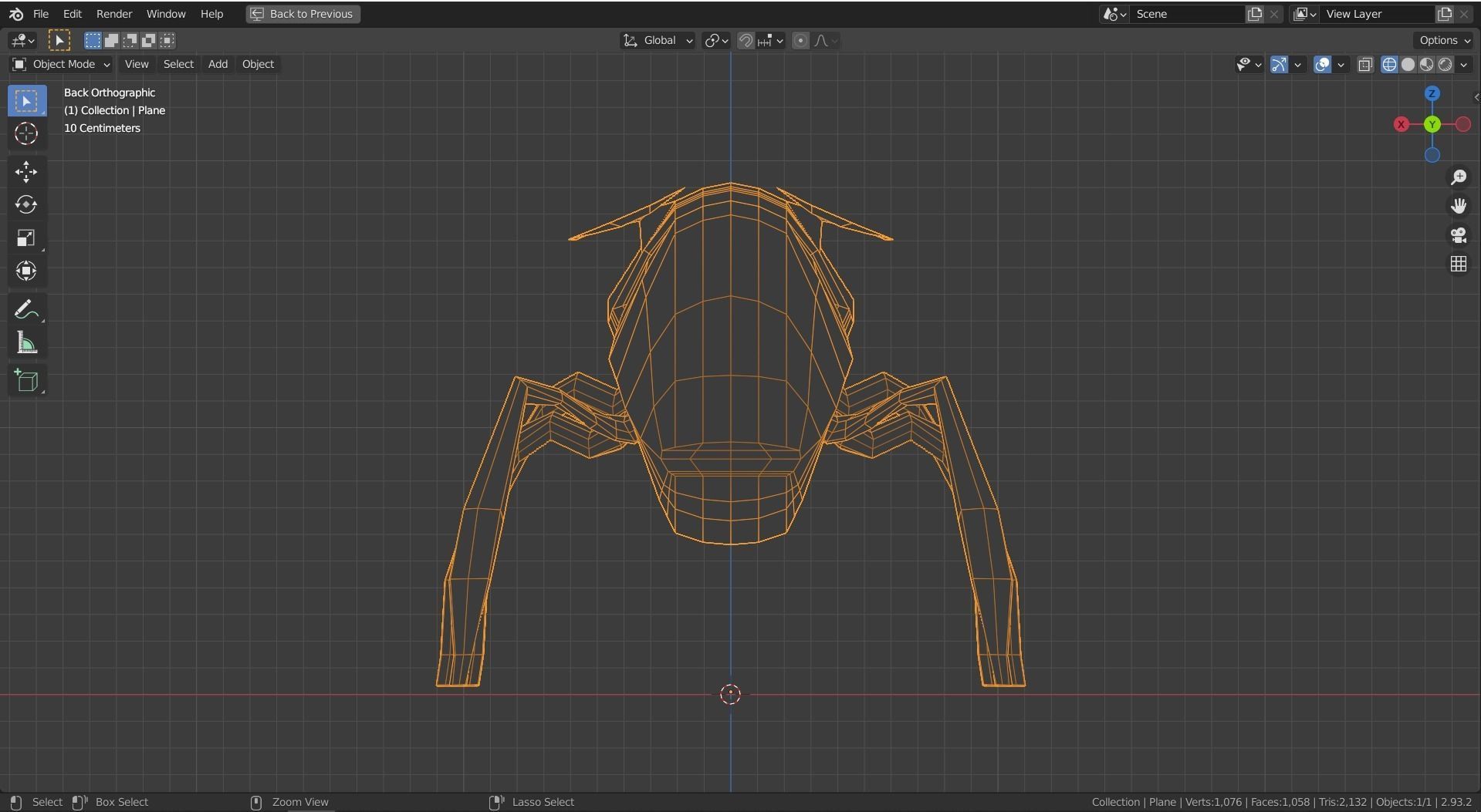 Low-poly Bee Low-poly 3D model_11