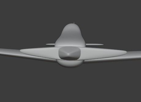 plane bf-109 3D model_5