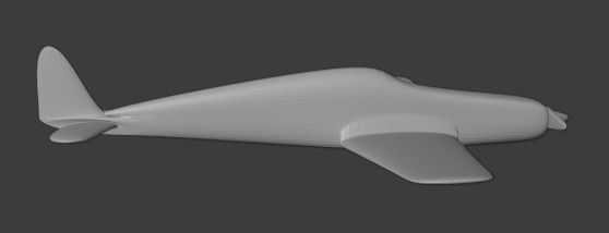 plane bf-109 3D model_1