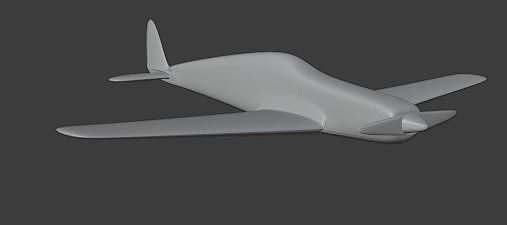 plane bf-109 3D model