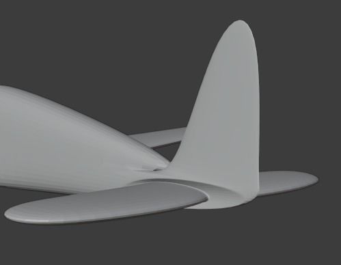 plane bf-109 3D model_3