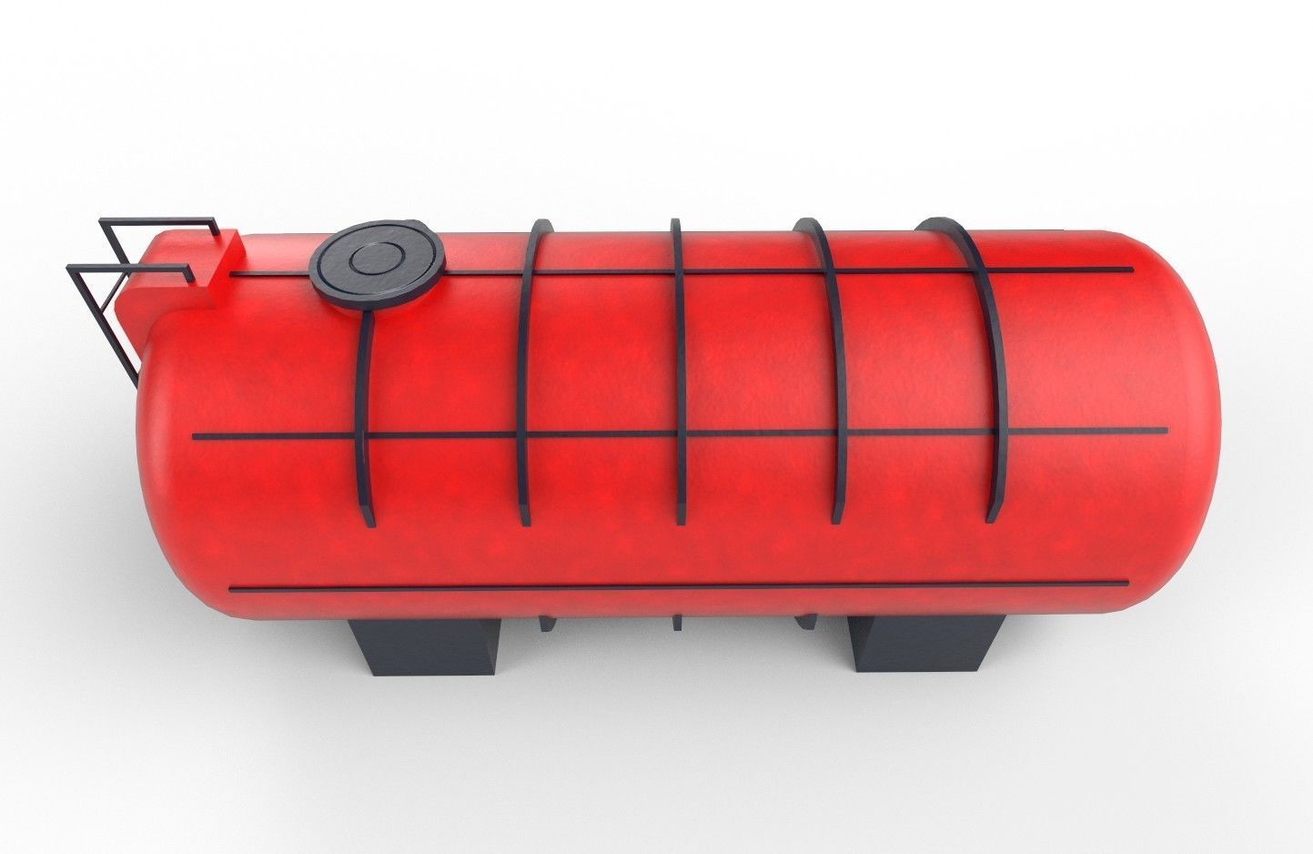 liquid tank M2 - New Low-poly 3D model_30