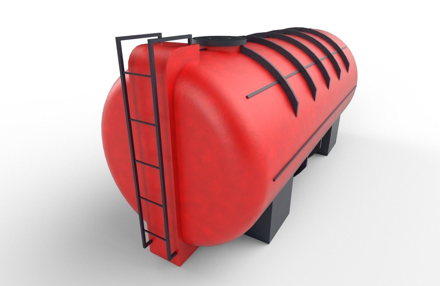 liquid tank M2 - New Low-poly 3D model_33