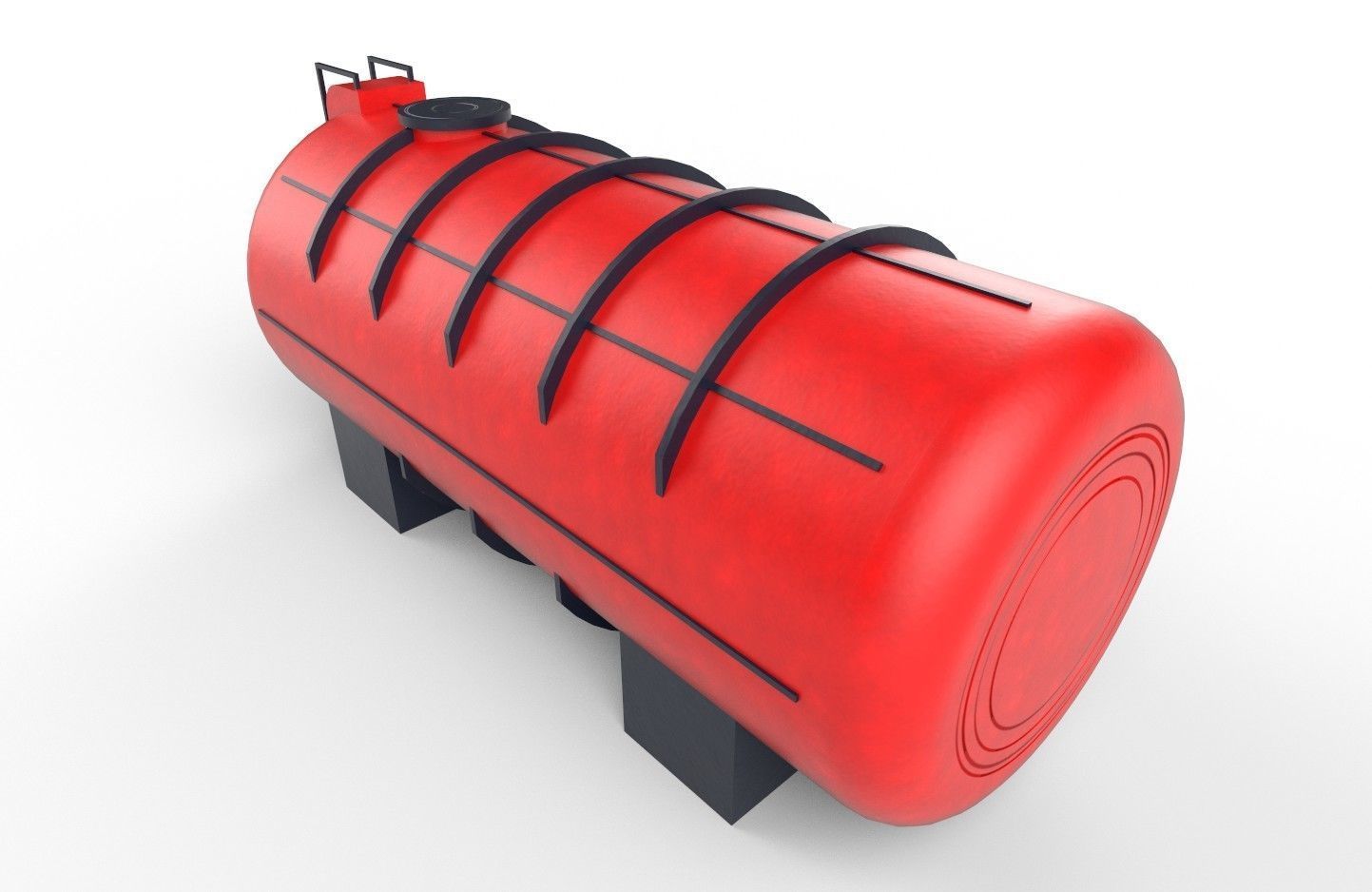 liquid tank M2 - New Low-poly 3D model_29