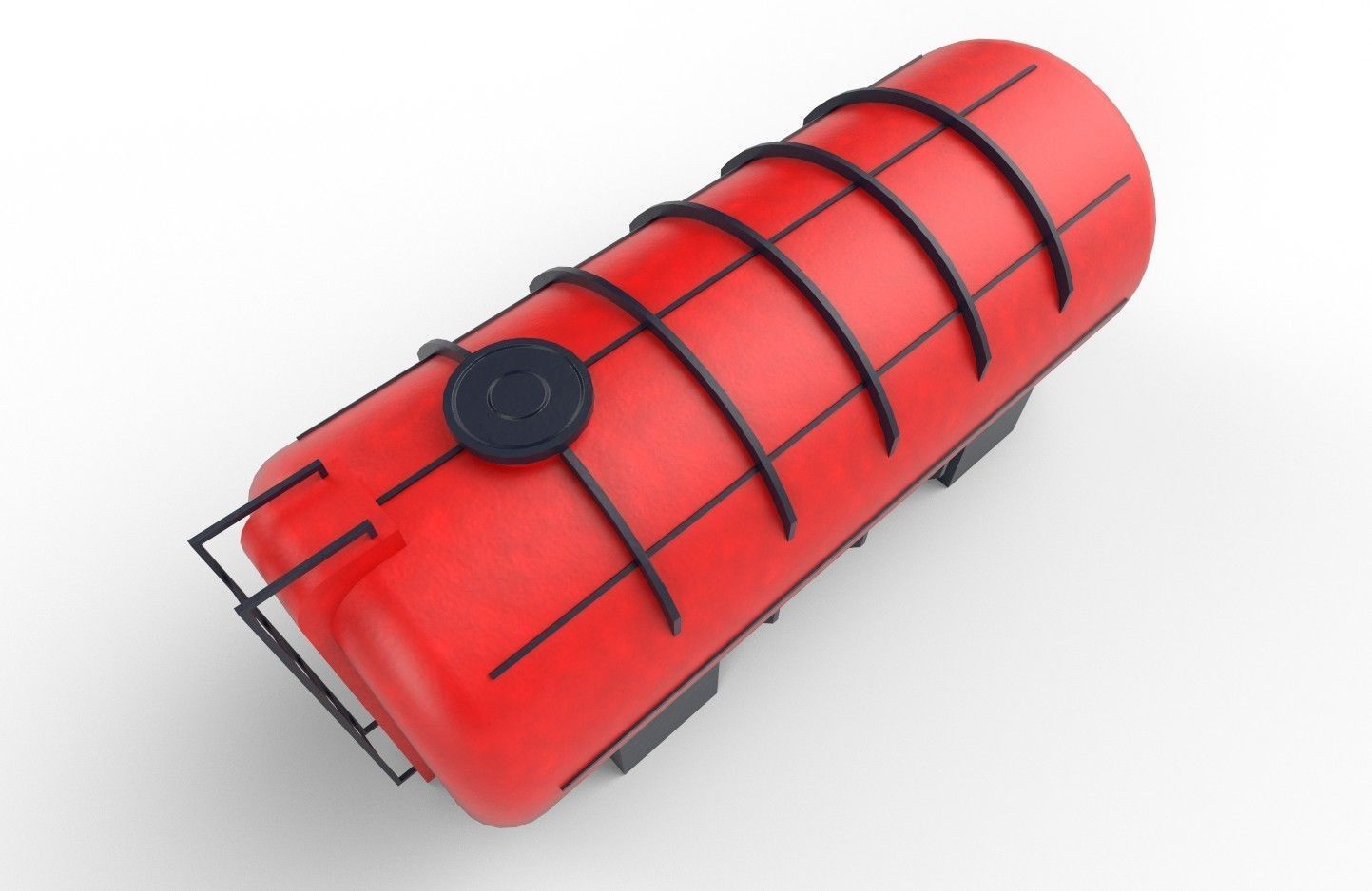 liquid tank M2 - New Low-poly 3D model_34