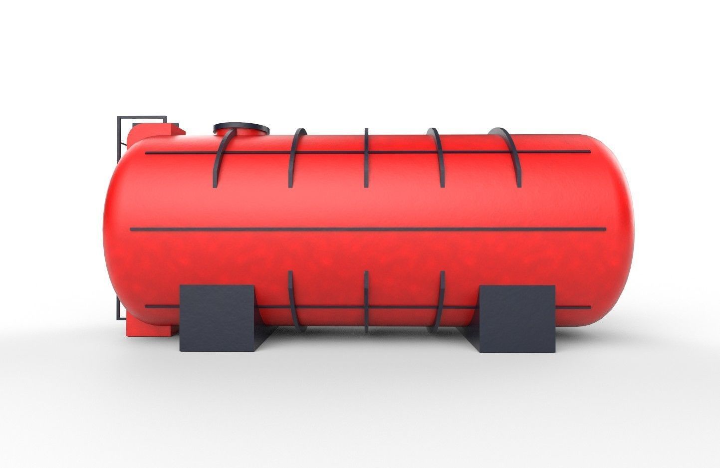 liquid tank M2 - New Low-poly 3D model_5