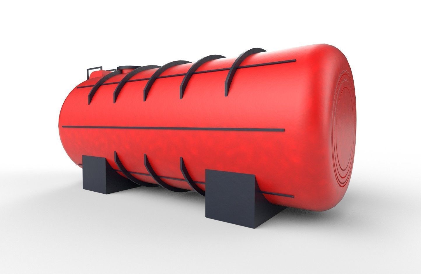 liquid tank M2 - New Low-poly 3D model_6