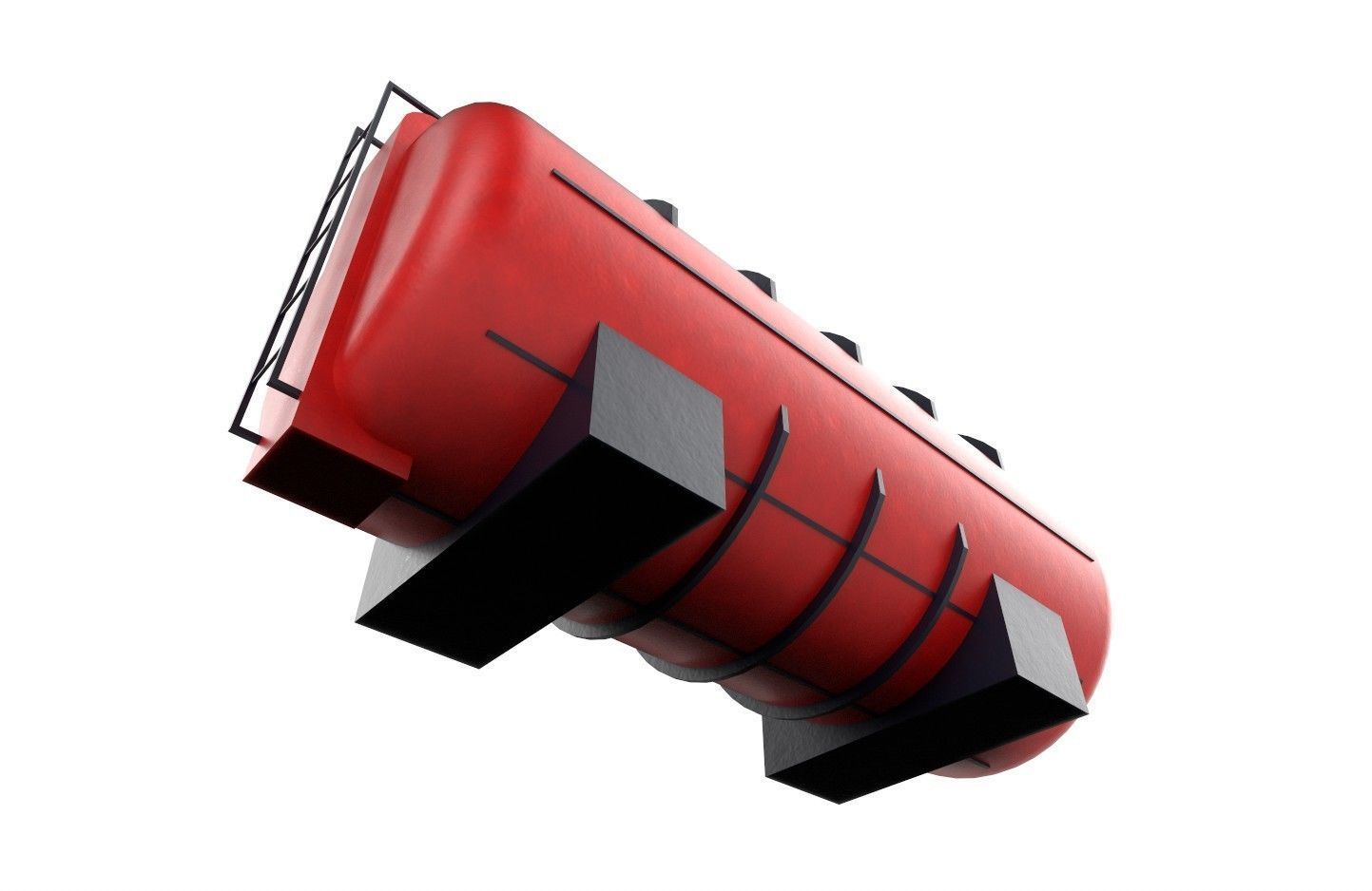 liquid tank M2 - New Low-poly 3D model_11