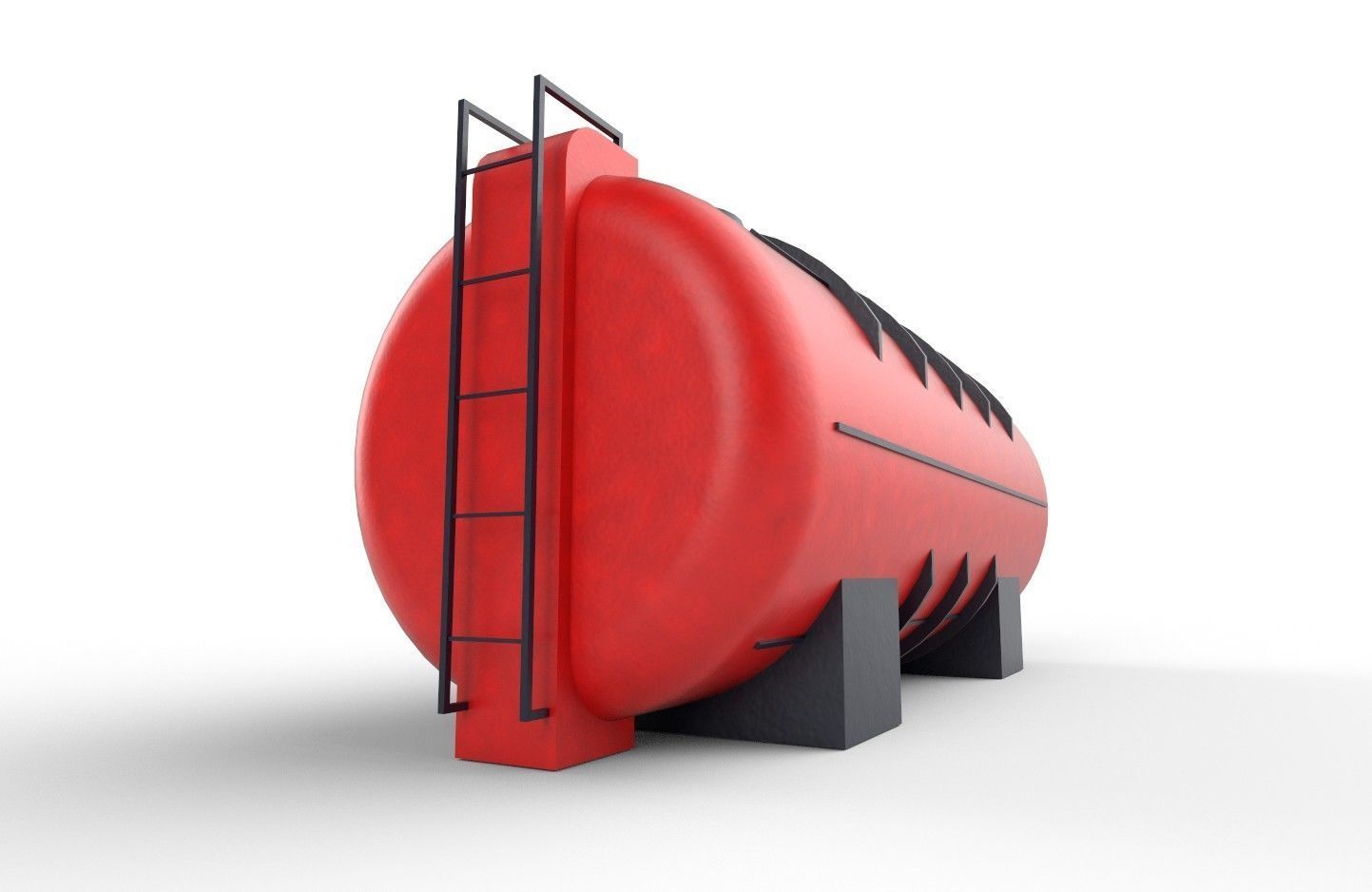 liquid tank M2 - New Low-poly 3D model_12