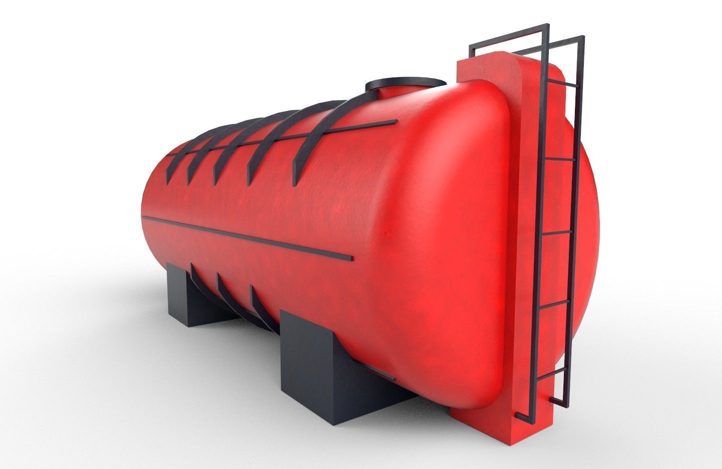 liquid tank M2 - New Low-poly 3D model_1