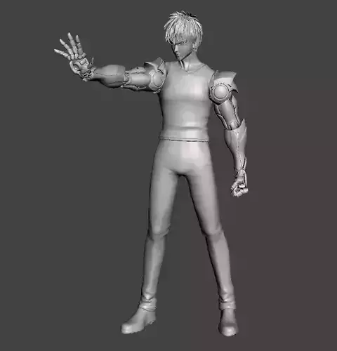 Genos Demon Cyborg 3D Model