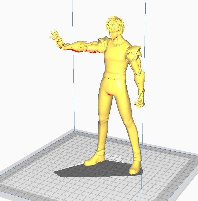 Genos Demon Cyborg 3D Model 3D print model_1