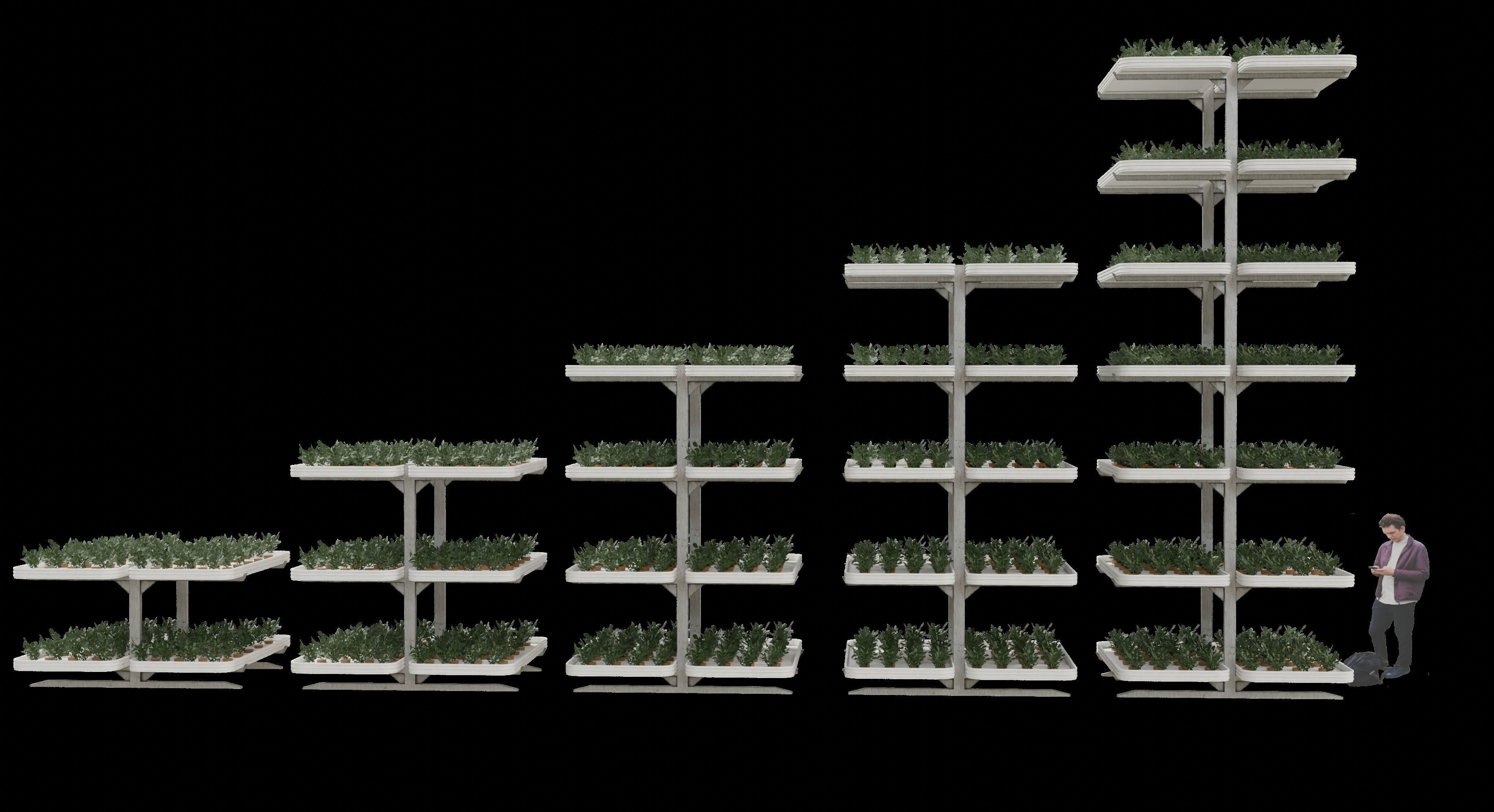 Vertical farm hydroponic 3D model_4