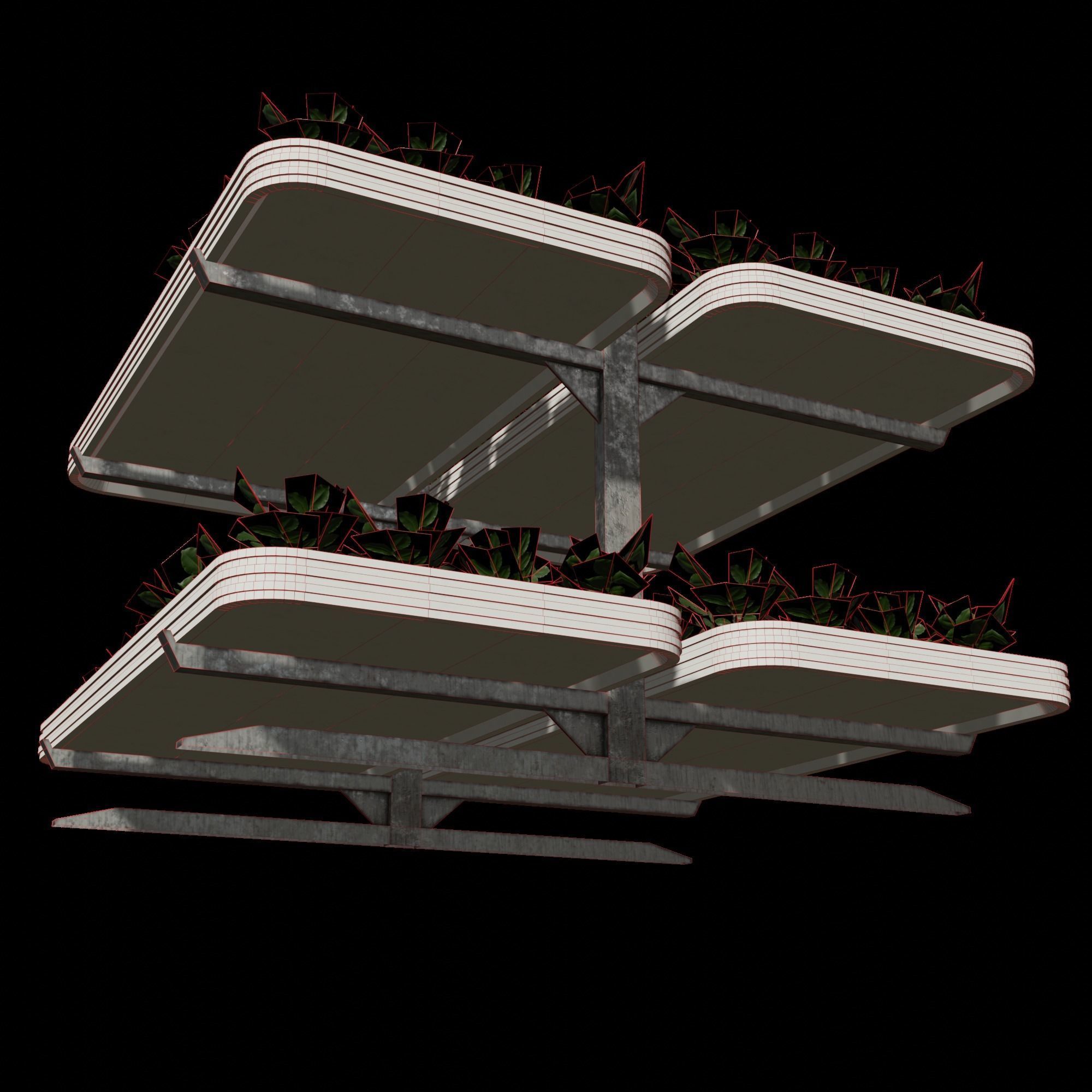 Vertical farm hydroponic 3D model_9