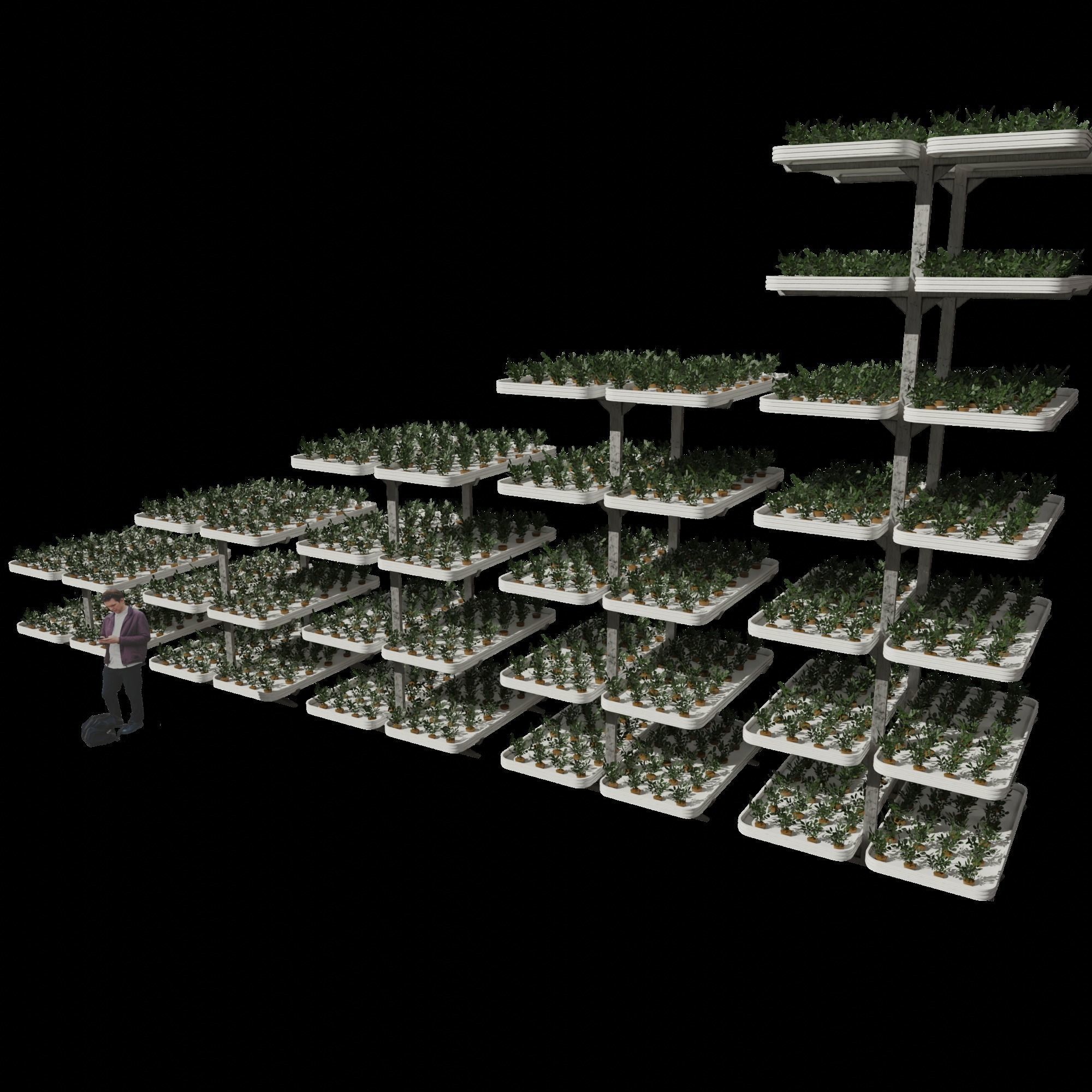 Vertical farm hydroponic 3D model_6