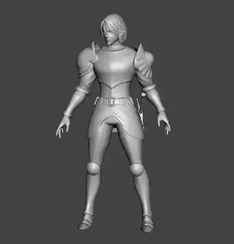 Gilthunder 3D Model knight in armor