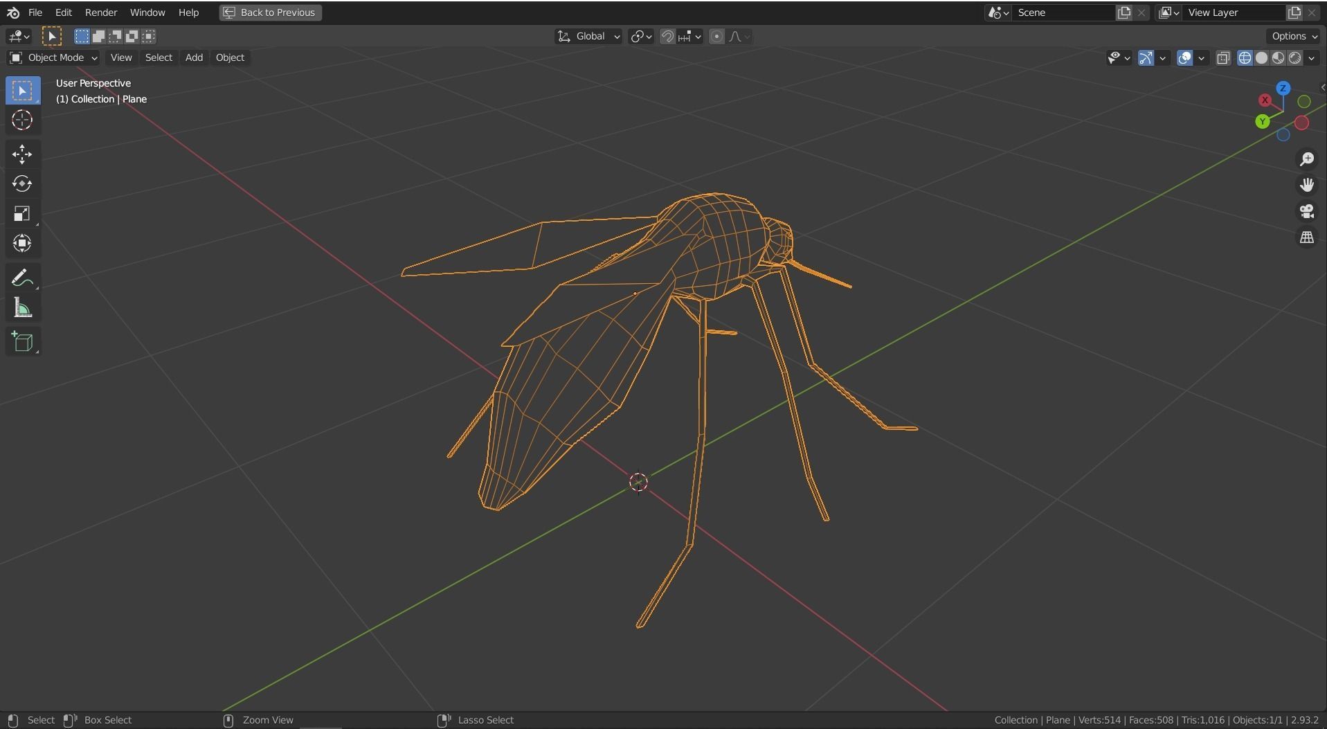 3D model Low-poly Mosquito VR / AR / low-poly | CGTrader