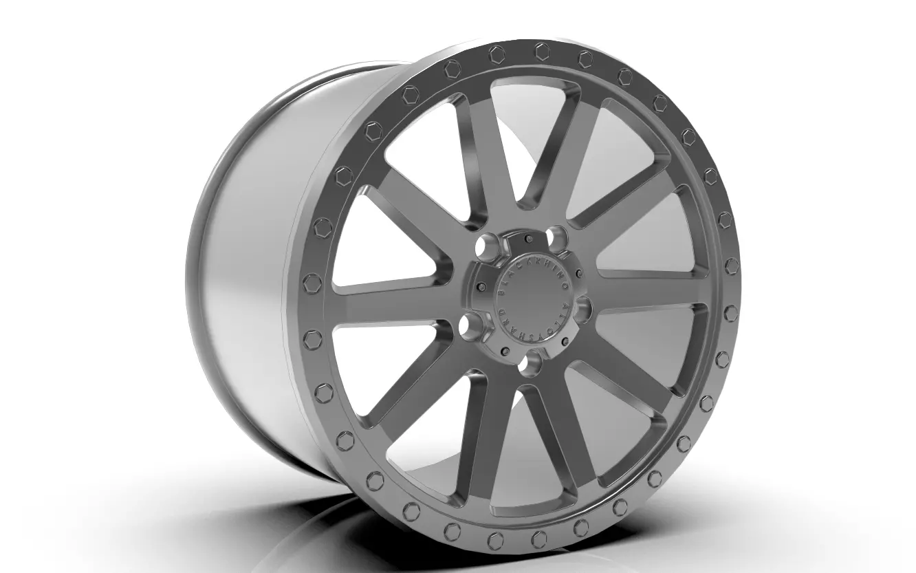 BLACK RHINO MINT GLOSS GRAPHITE WHEEL 3D print model