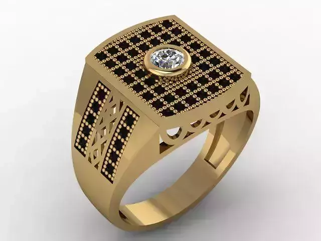 Man Ring 3d Print Model