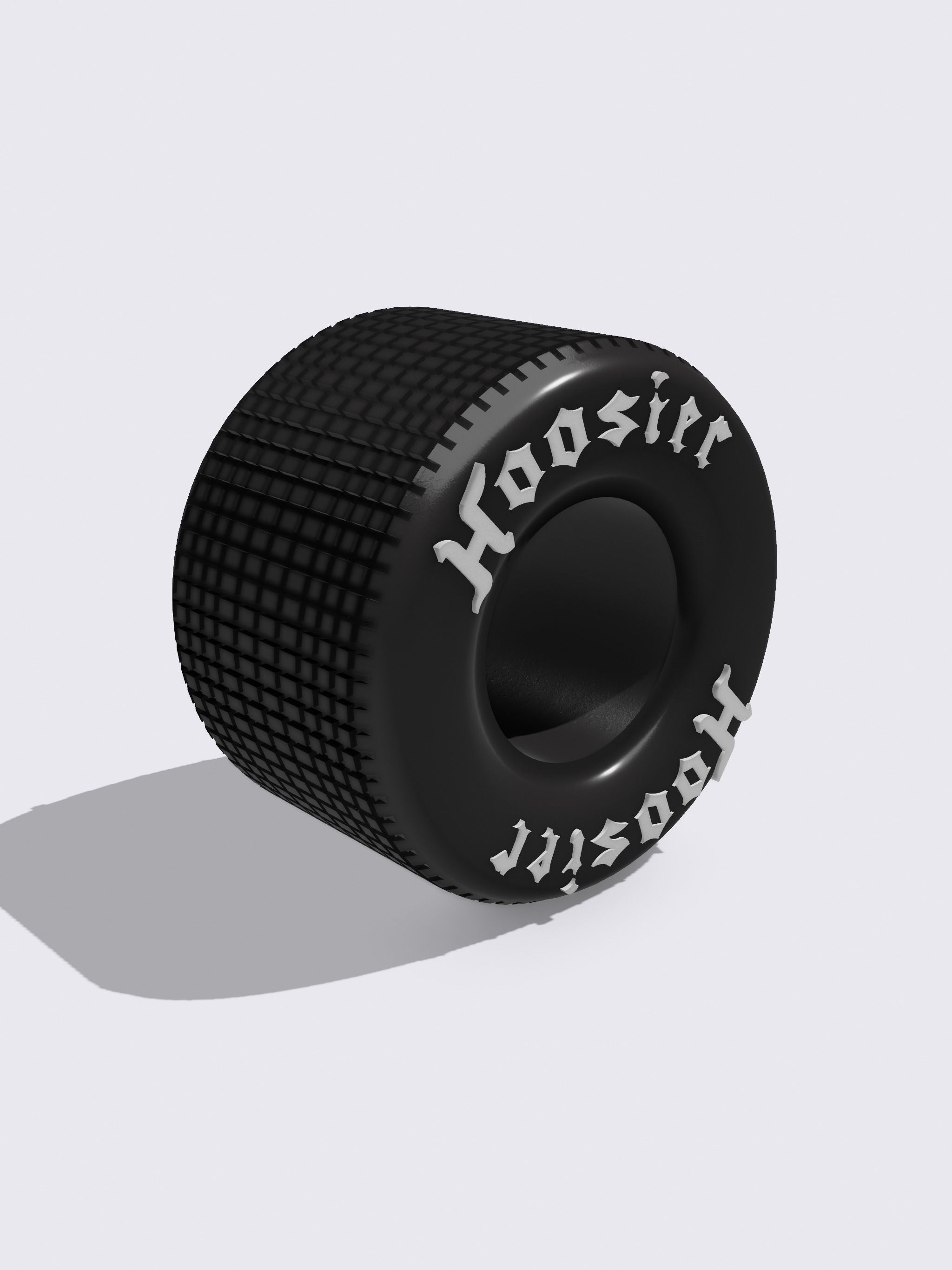 Hoosier Sprint Car Tire 15x31x14 with script 3D print model_4