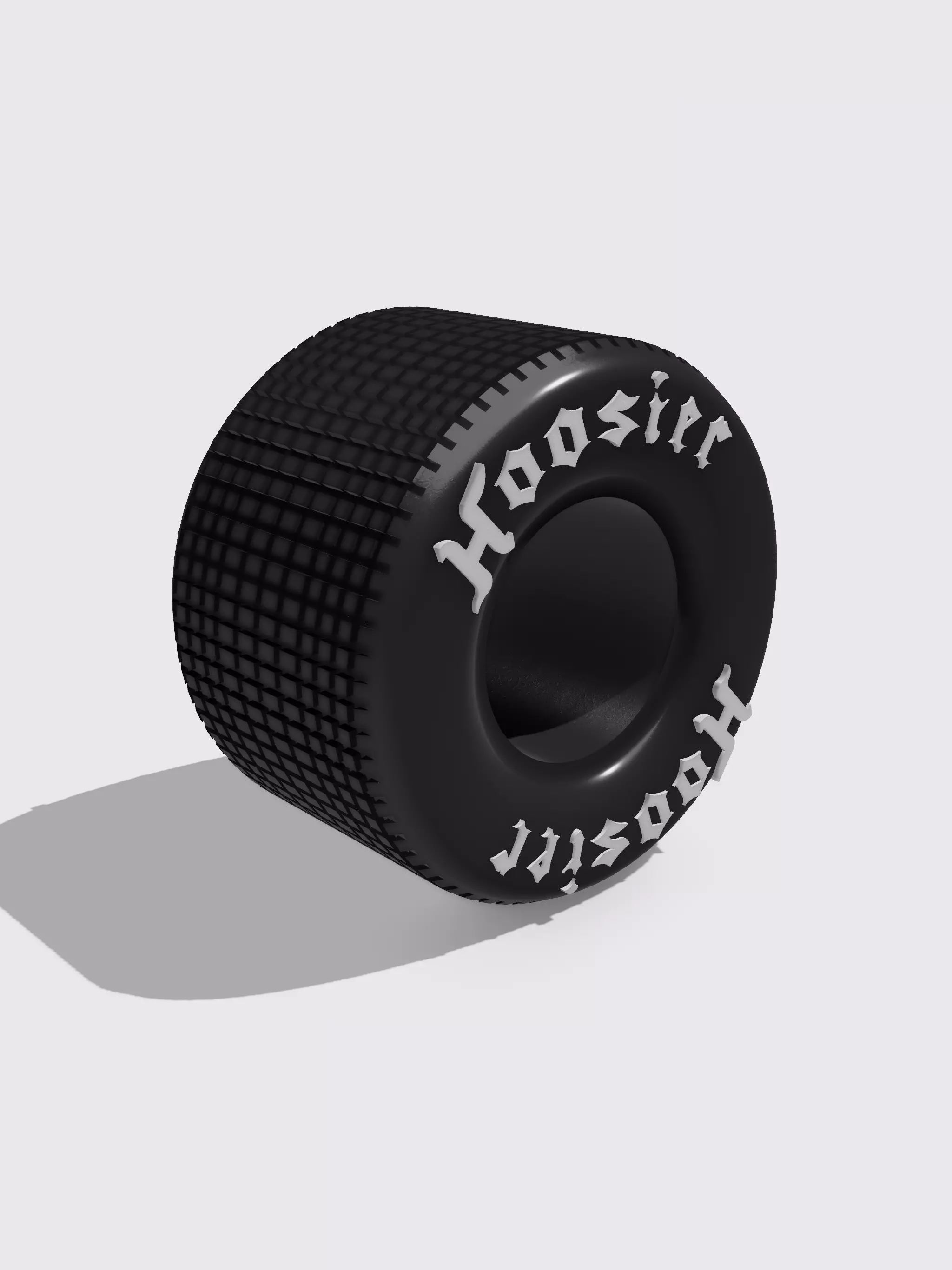 Hoosier Sprint Car Tire 15x31x14 with script 3D print model_0