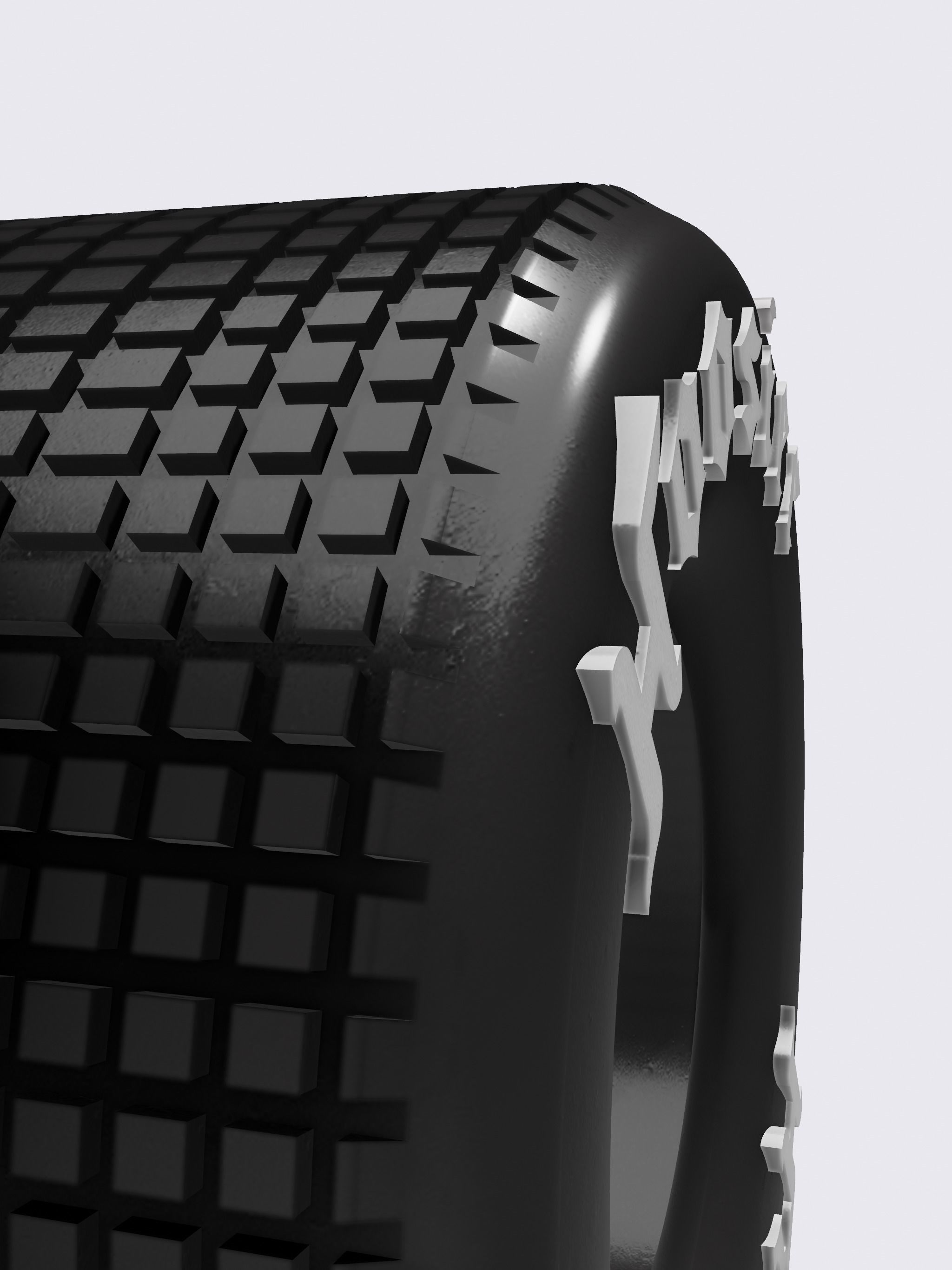 Hoosier Sprint Car Tire 15x31x14 with script 3D print model_9