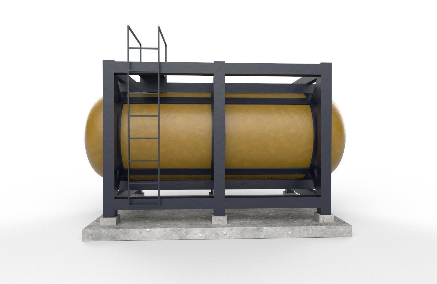 liquid tank M3 - New Low-poly 3D model_5