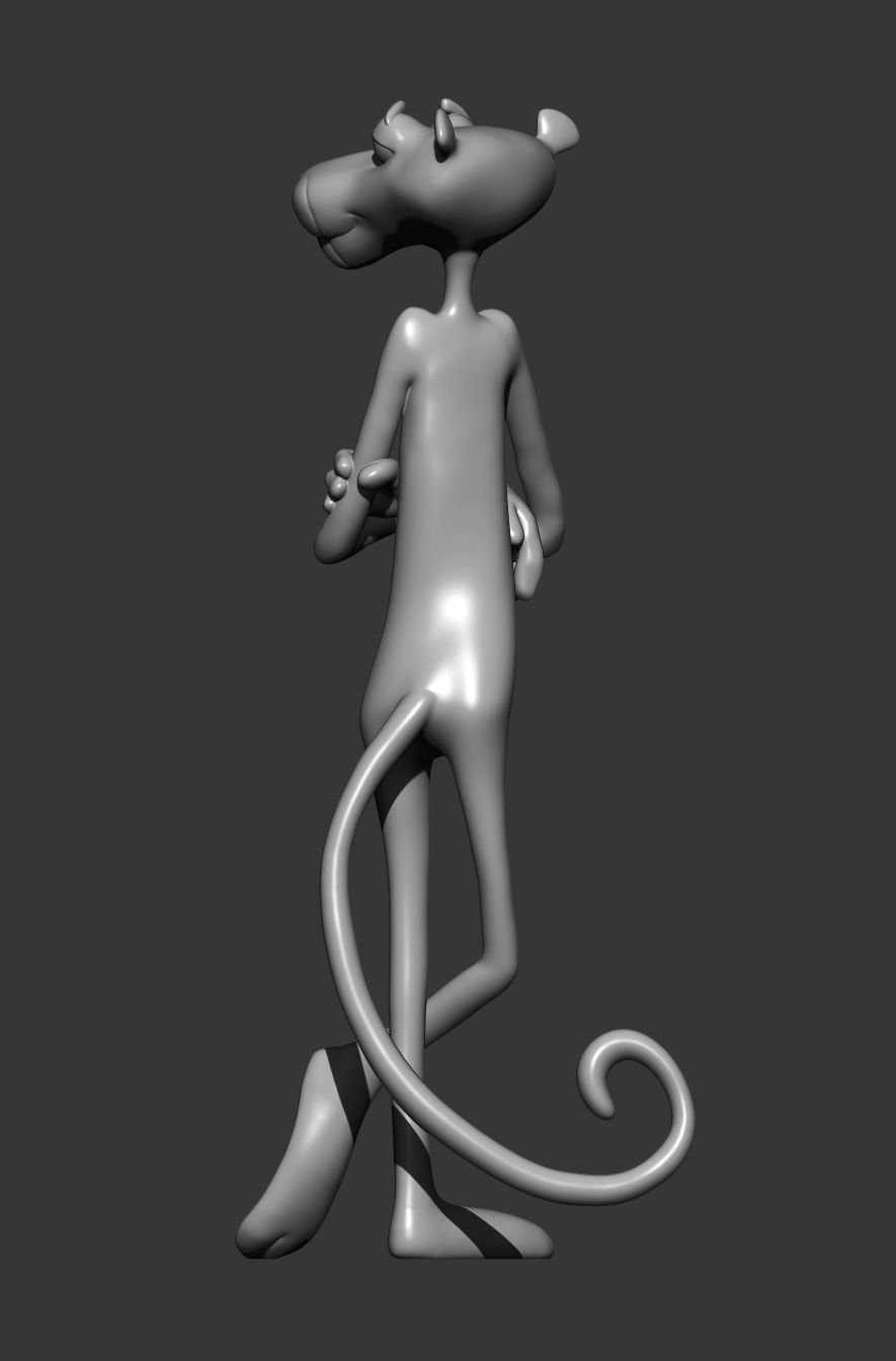 Pink Panther 3D print model_5