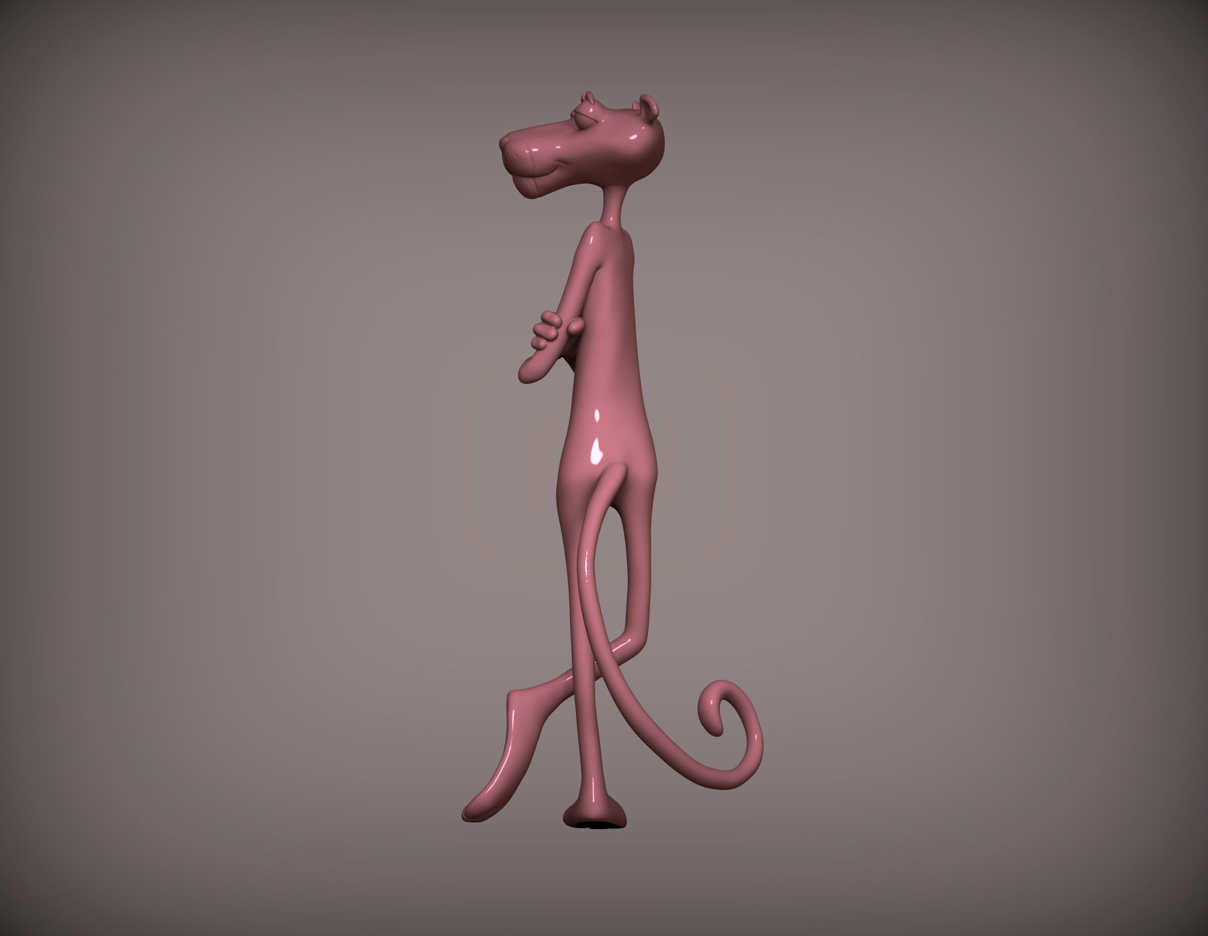 Pink Panther 3D print model_1