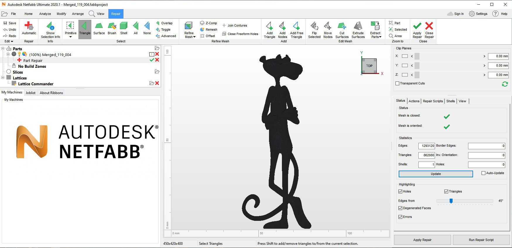 Pink Panther 3D print model_7